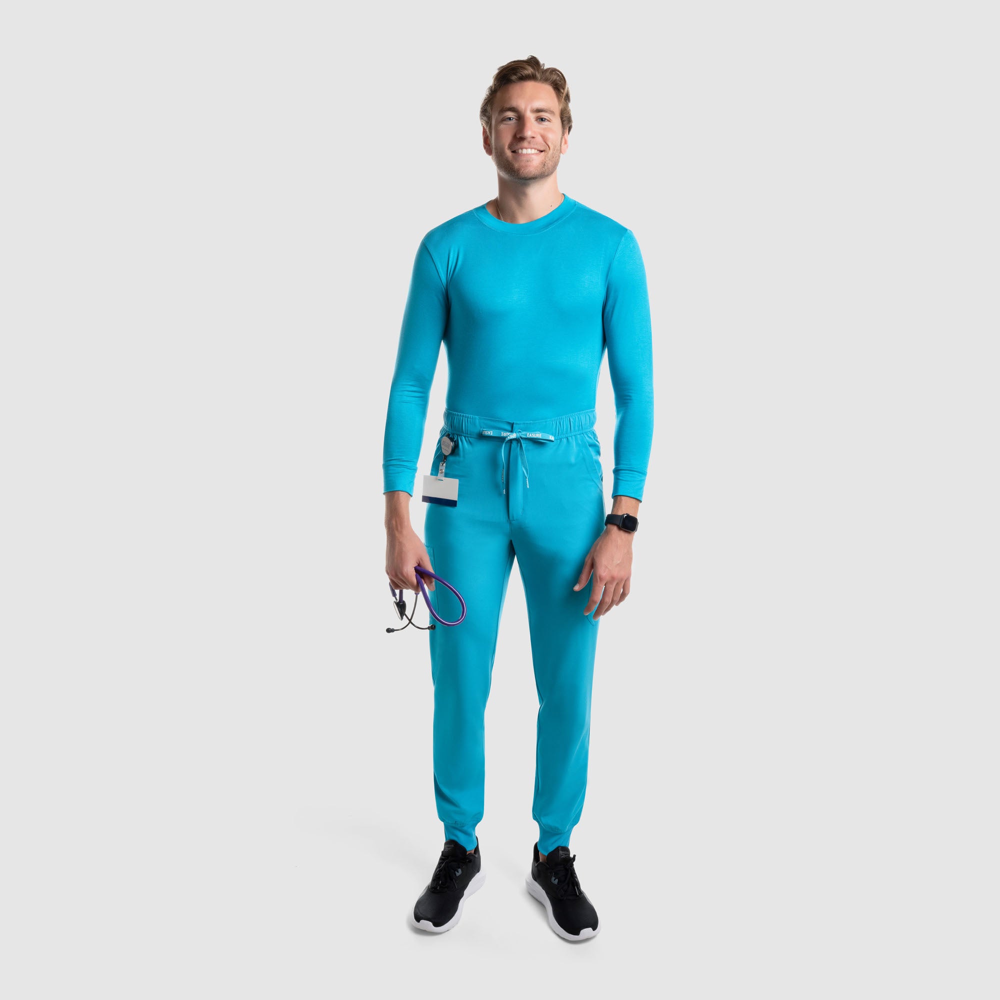 Lenox Jogger Scrub Pants Teal Blue