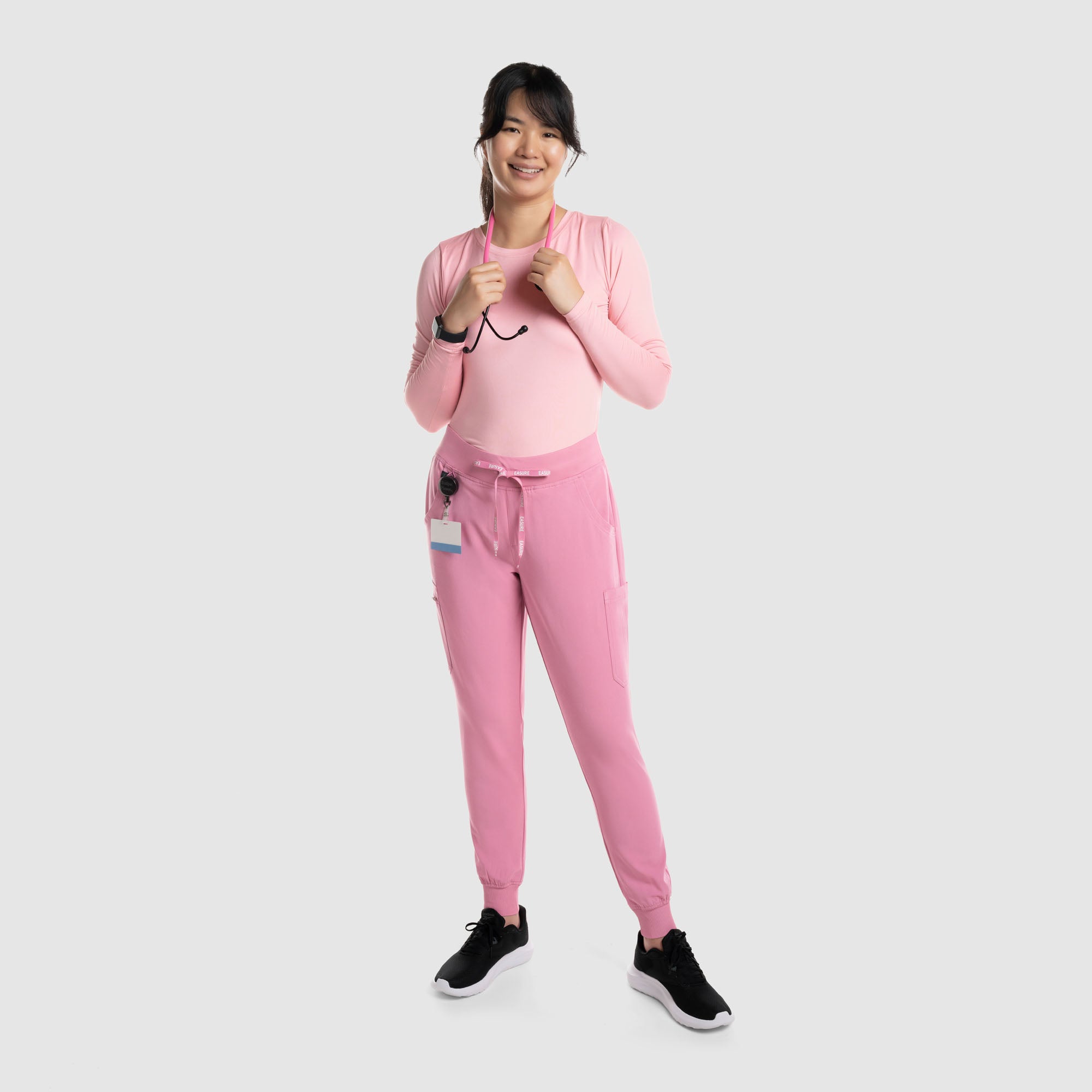 Astra Jogger Scrub Pants Chalk Pink