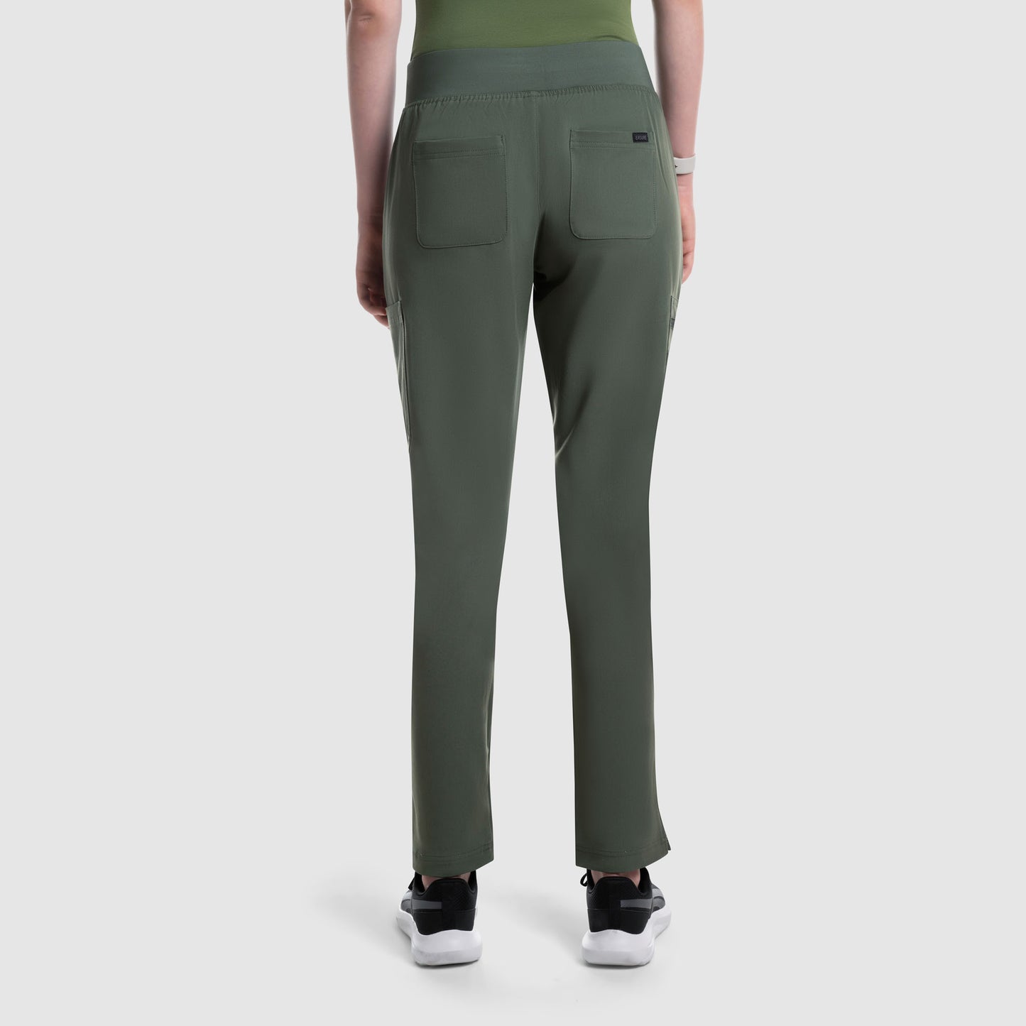 Selina Cargo Scrub Pants Olive