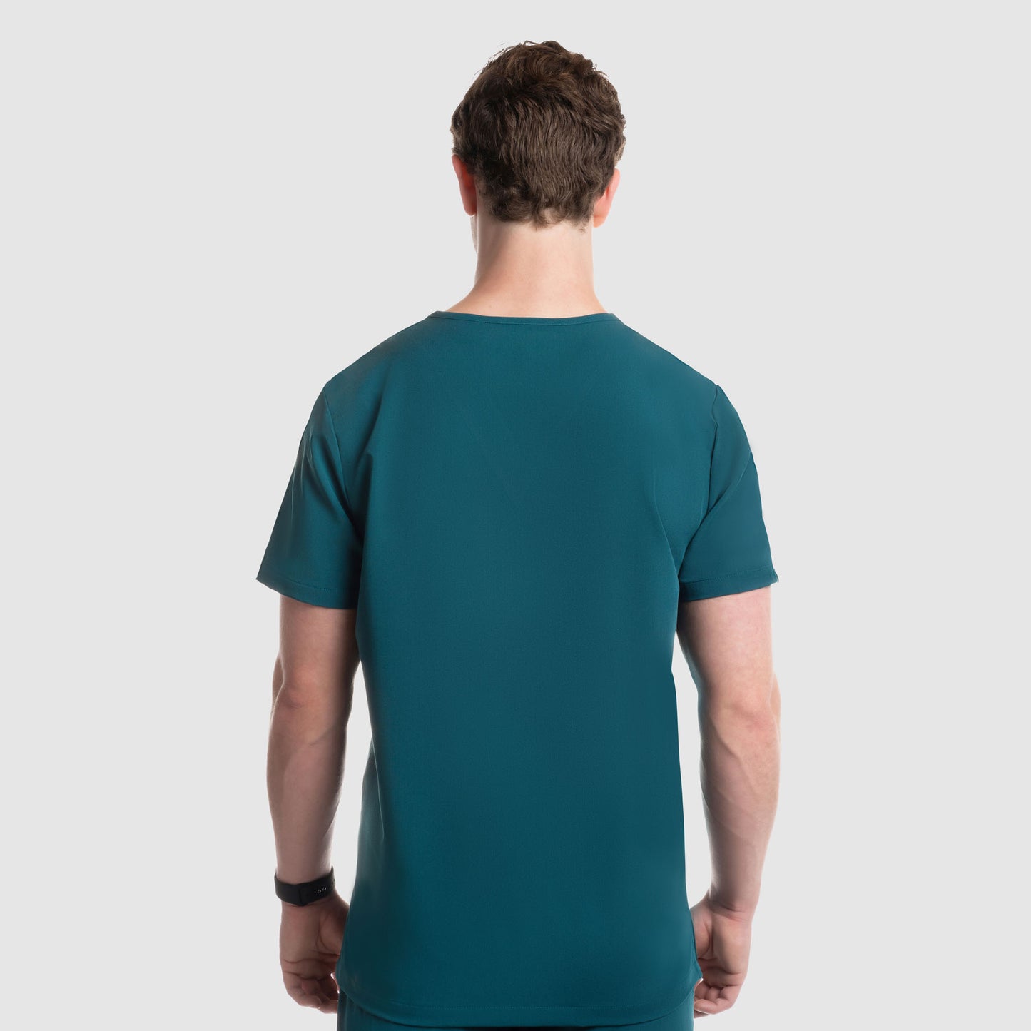 Aven One Pocket Scrub Top Caribbean Blue