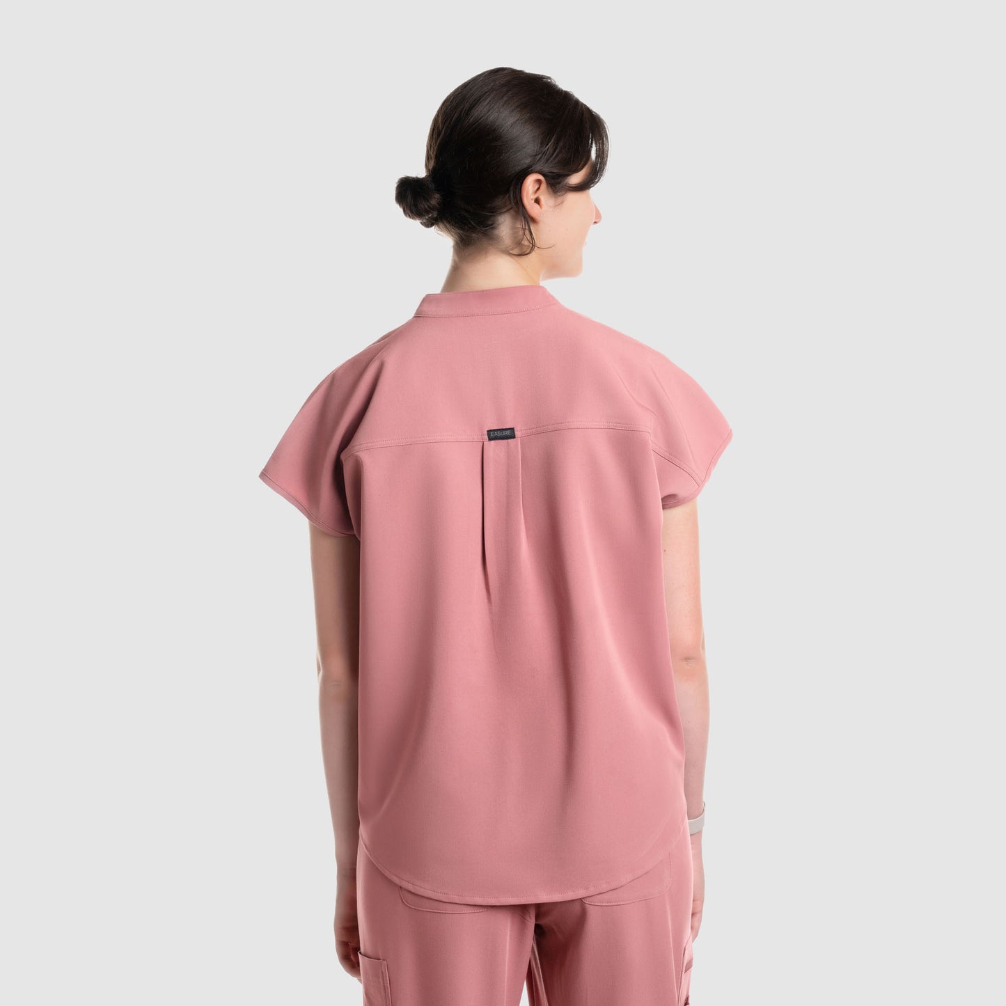 Luna Oversized Scrub Top Mauve