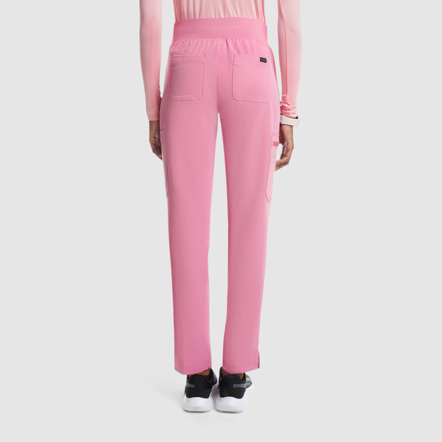 Selina Cargo Scrub Pants Chalk Pink