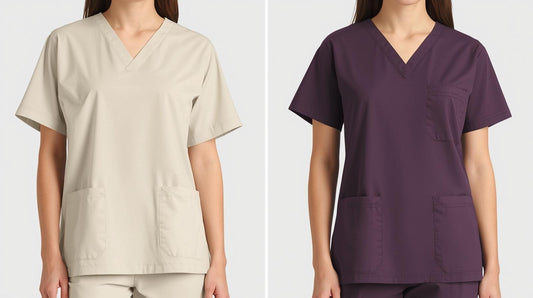 Oversized vs Fitted Scrub Tops