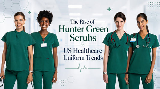 Hunter Green Scrubs in US