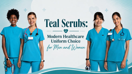 Teal Scrubs: Modern Healthcare Uniform Choice for Men and Women