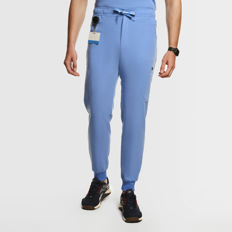 Lenox Jogger Scrub Pants Ceil Blue