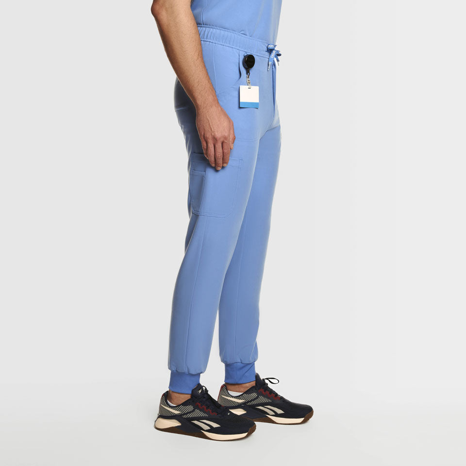 Lenox Jogger Scrub Pants Ceil Blue
