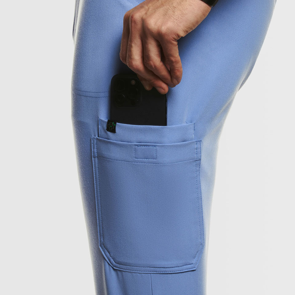 Lenox Jogger Scrub Pants Ceil Blue