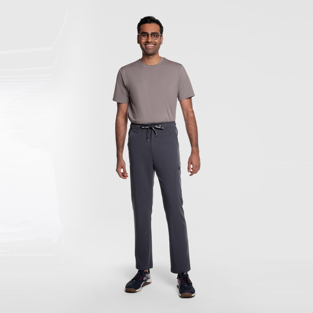 Kael Cargo Scrub Pants Pewter