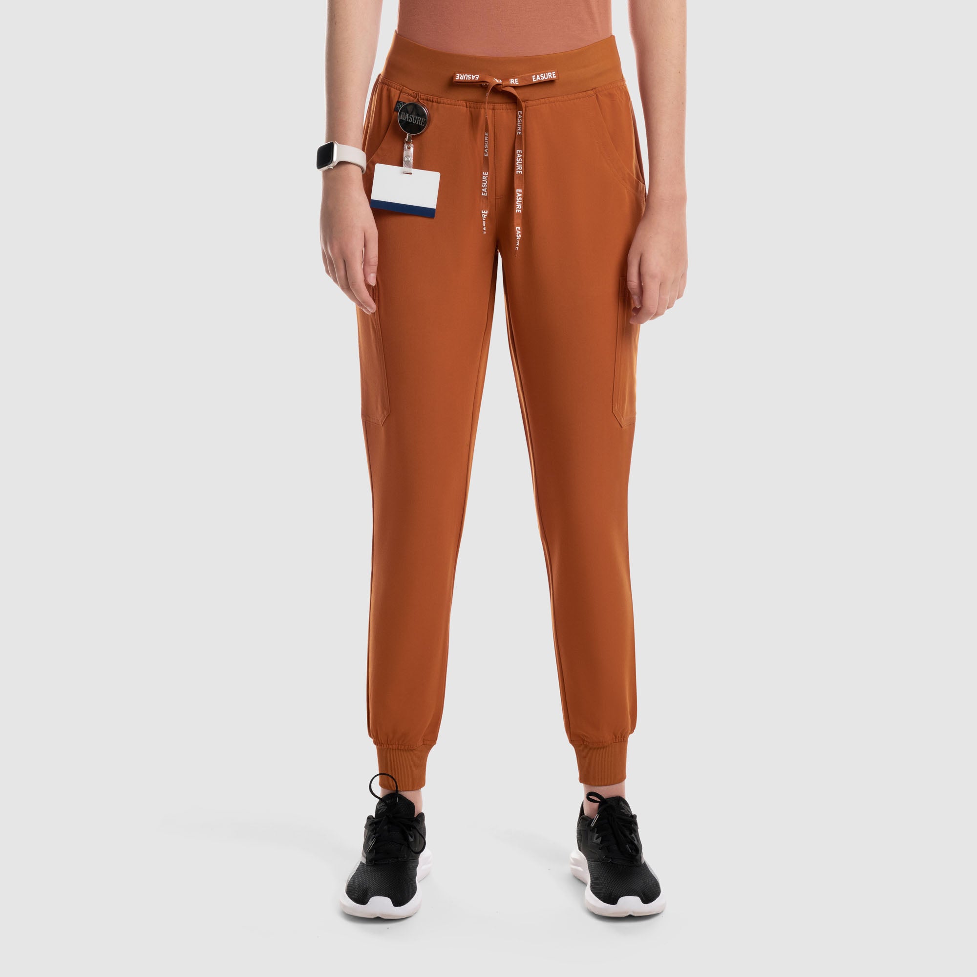 Astra Jogger Scrub Pants Burnt Orange