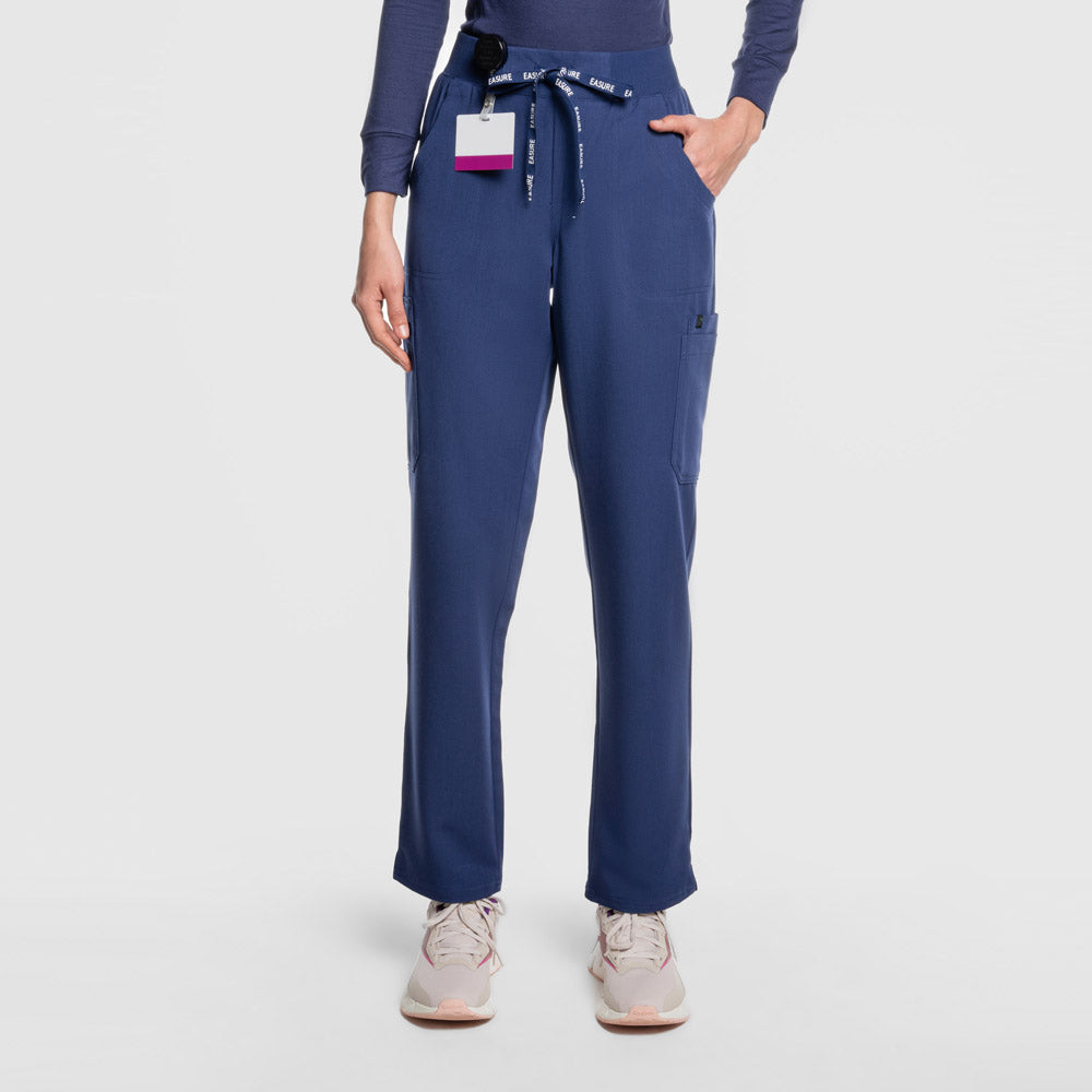 Selina Cargo Scrub Pants Navy Blue