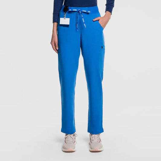 Selina Cargo Scrub Pants Royal Blue