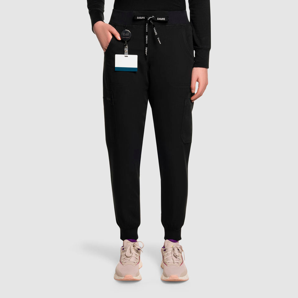 Jogger Scrub Pants Black