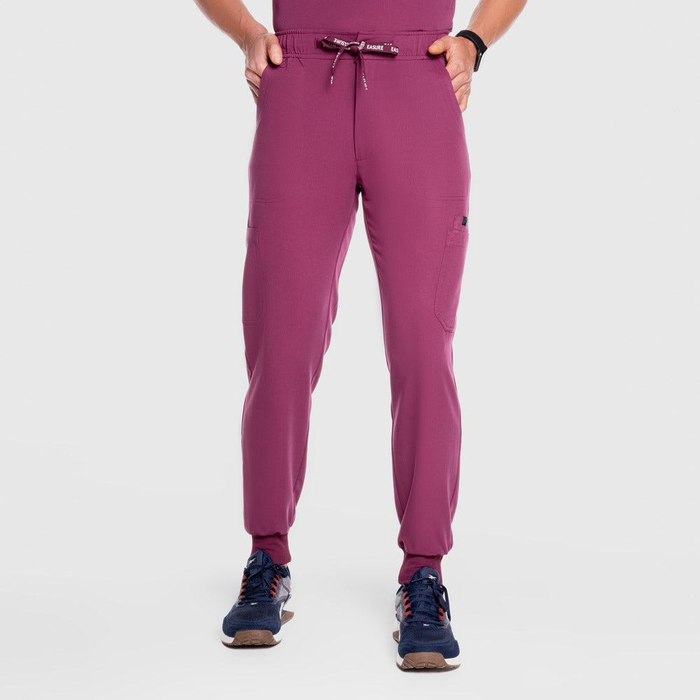 Lenox Jogger Scrub Pants WINE