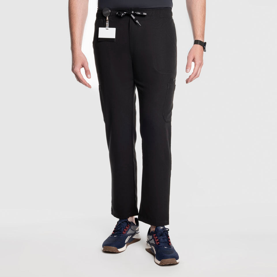 Cargo Scrub Pants Black