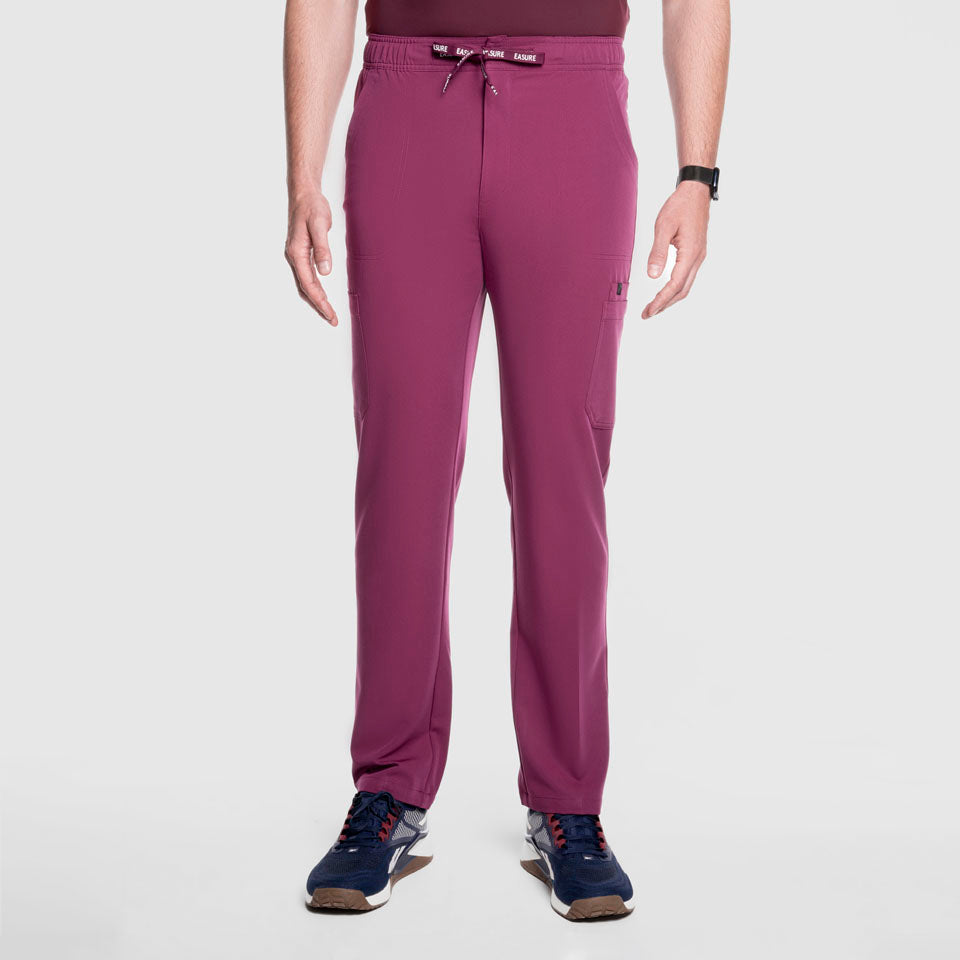 Cargo Scrub Pants Wine