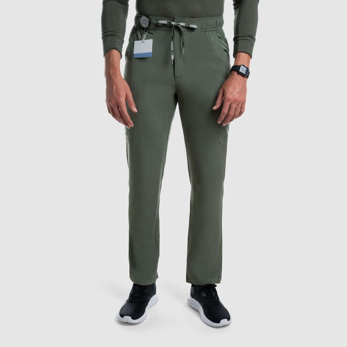 Kael Cargo Scrub Pants Olive