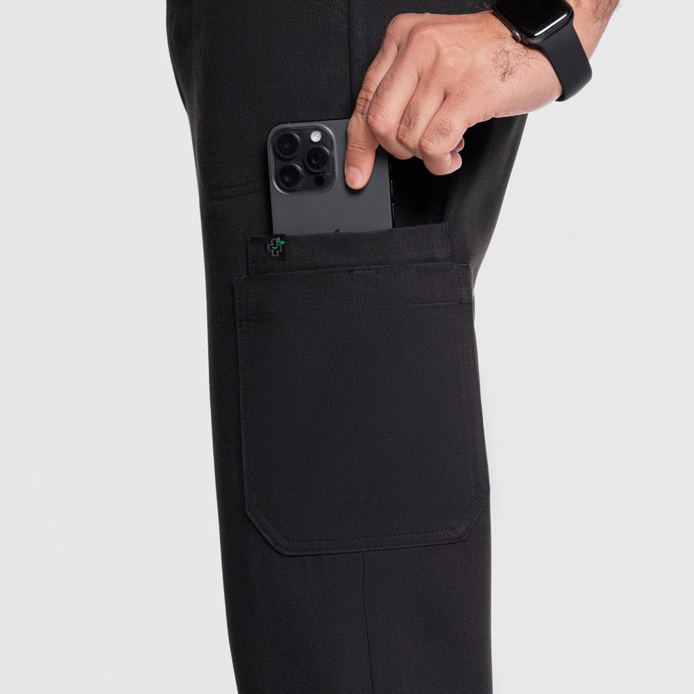 Lenox Jogger Scrub Pants Black