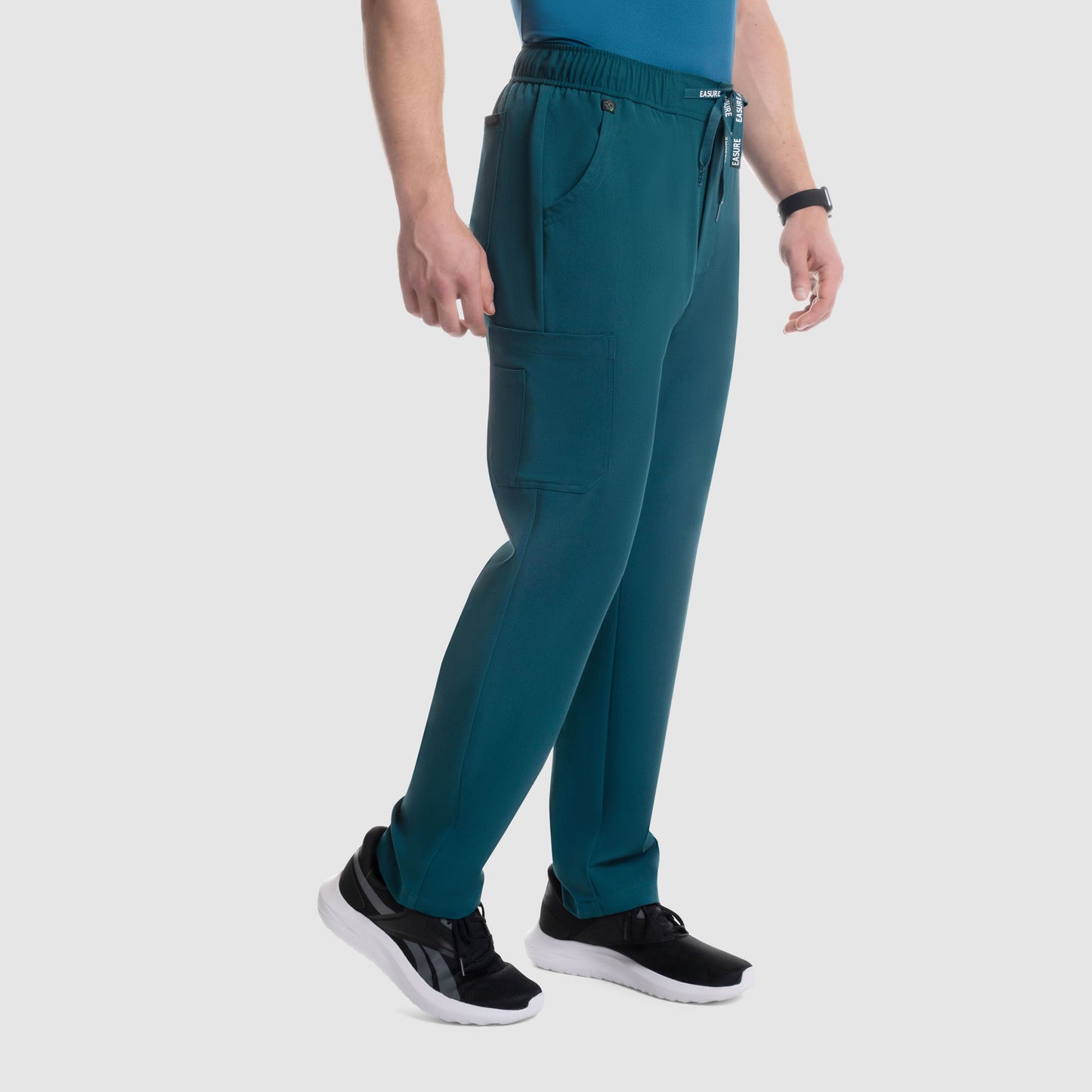 Kael Cargo Scrub Pants Caribbean Blue