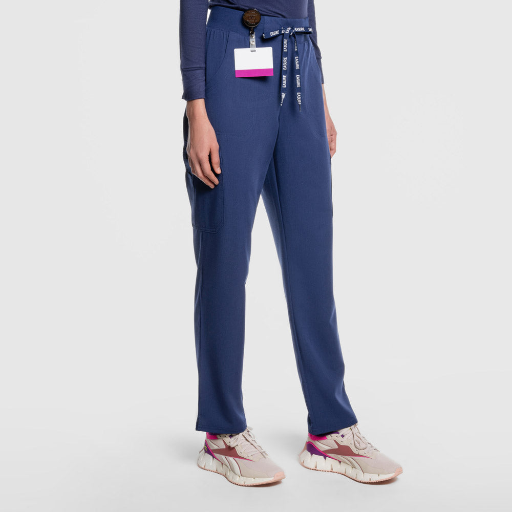 Selina Cargo Scrub Pants Navy Blue