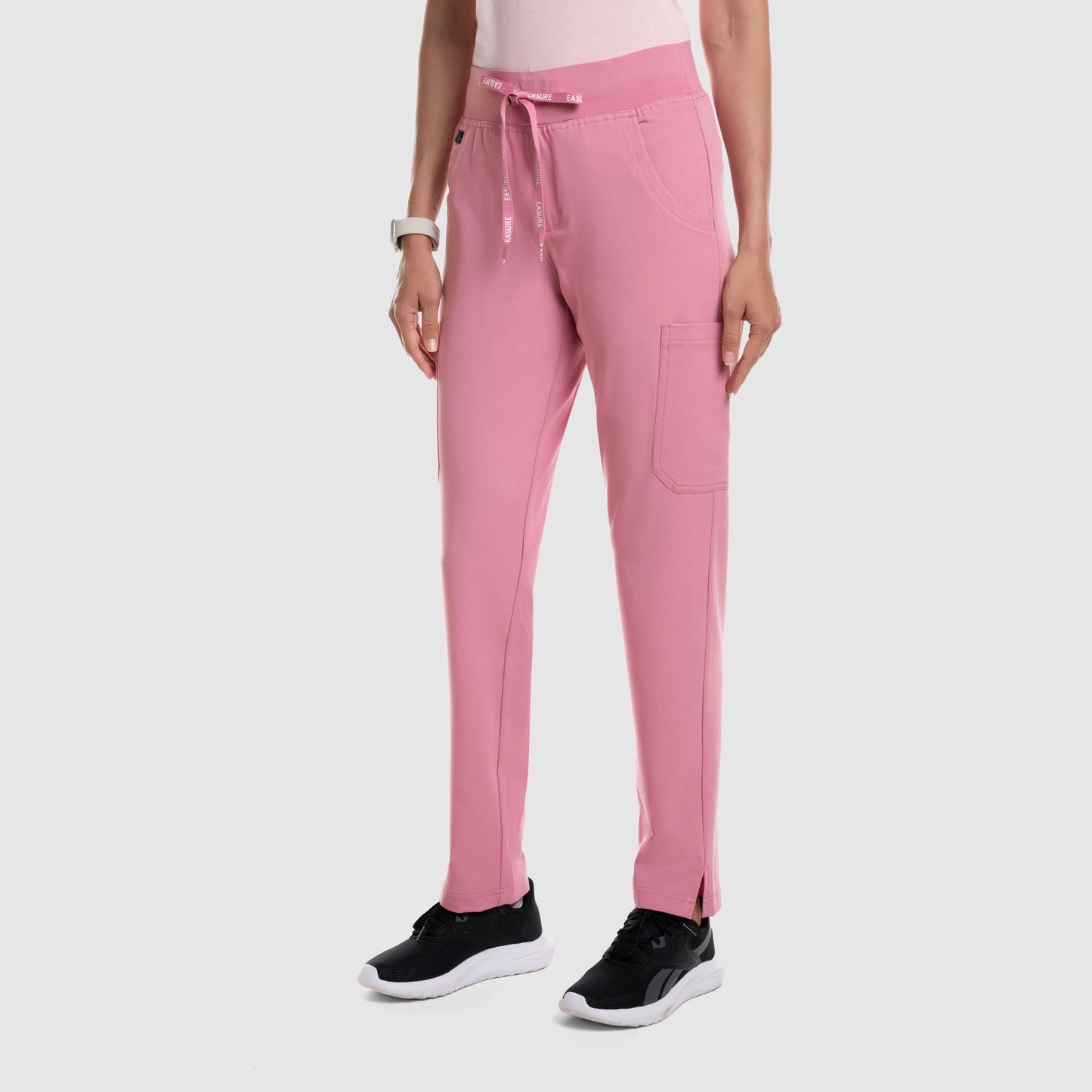 Selina Cargo Scrub Pants Chalk Pink