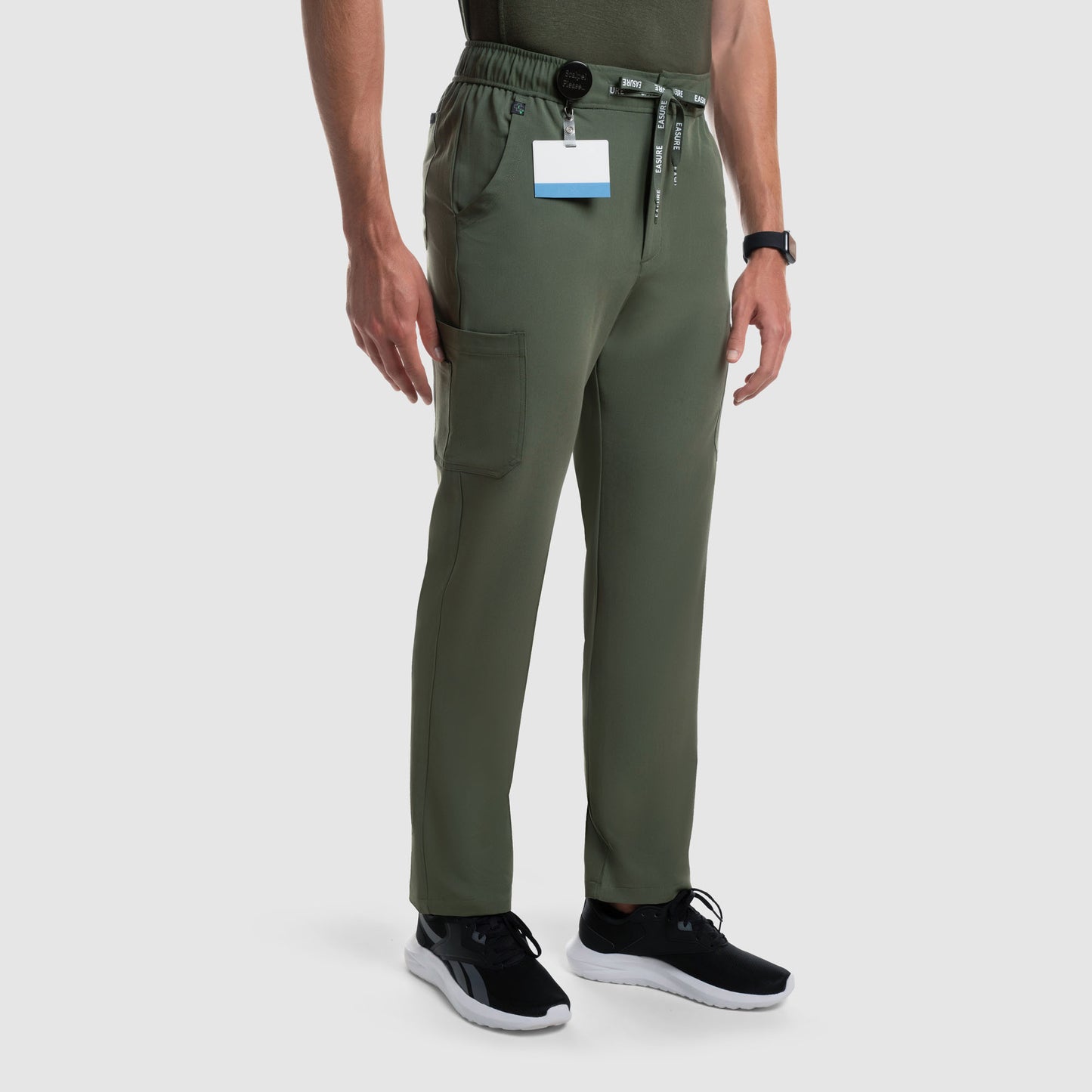 Kael Cargo Scrub Pants Olive