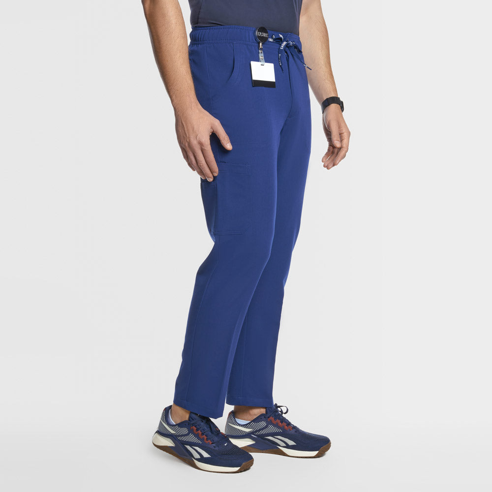 Kael Cargo Scrub Pants Navy Blue