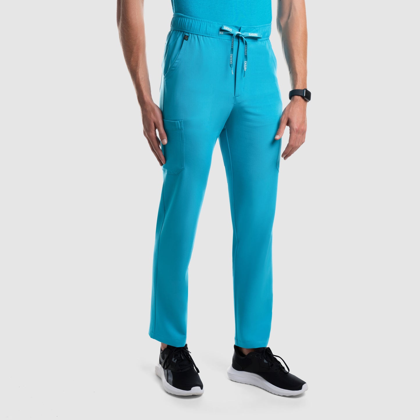 Kael Cargo Scrub Pants Teal Blue