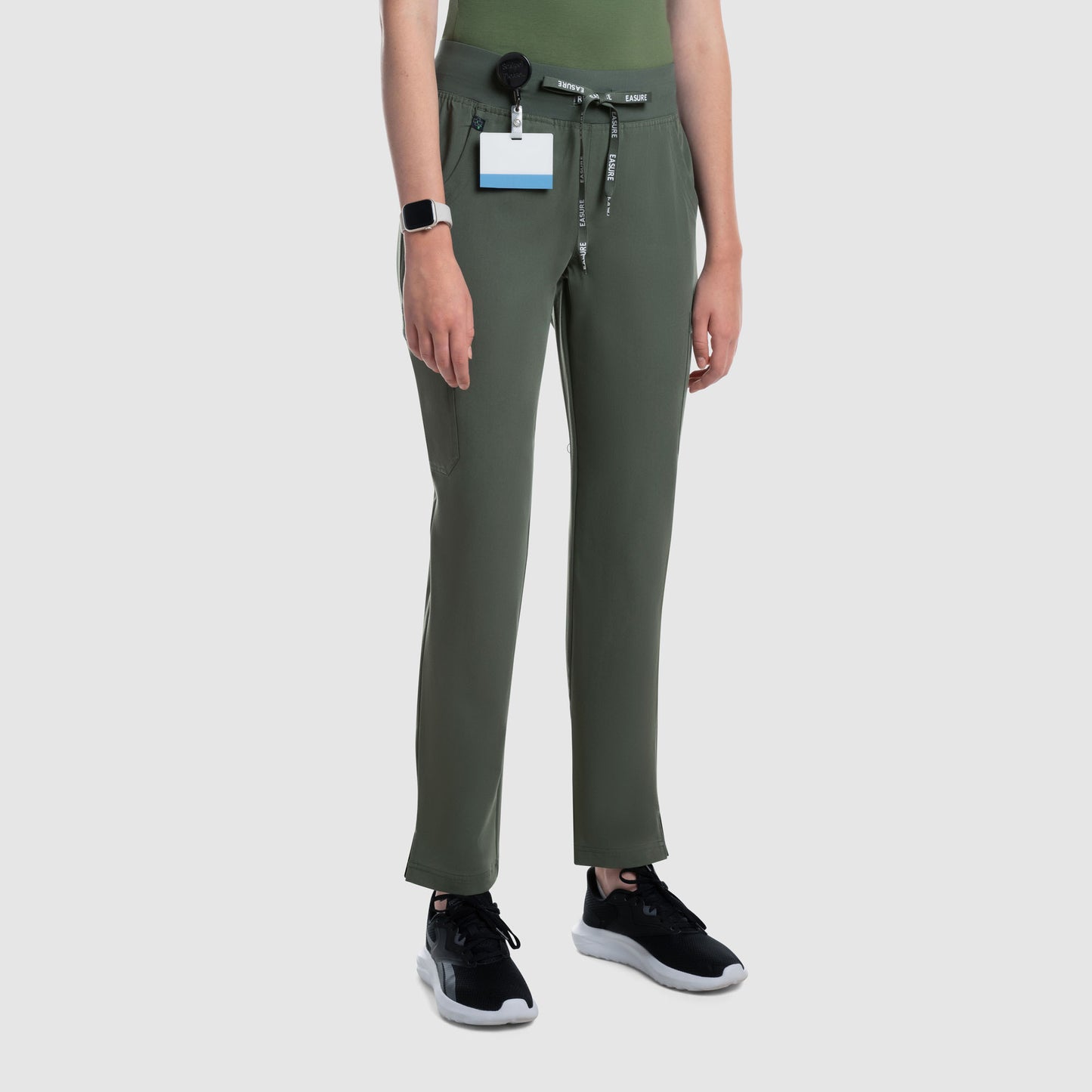 Selina Cargo Scrub Pants Olive