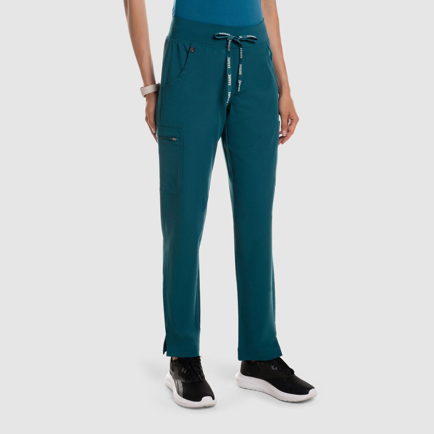 Selina Cargo Scrub Pants Caribbean Blue