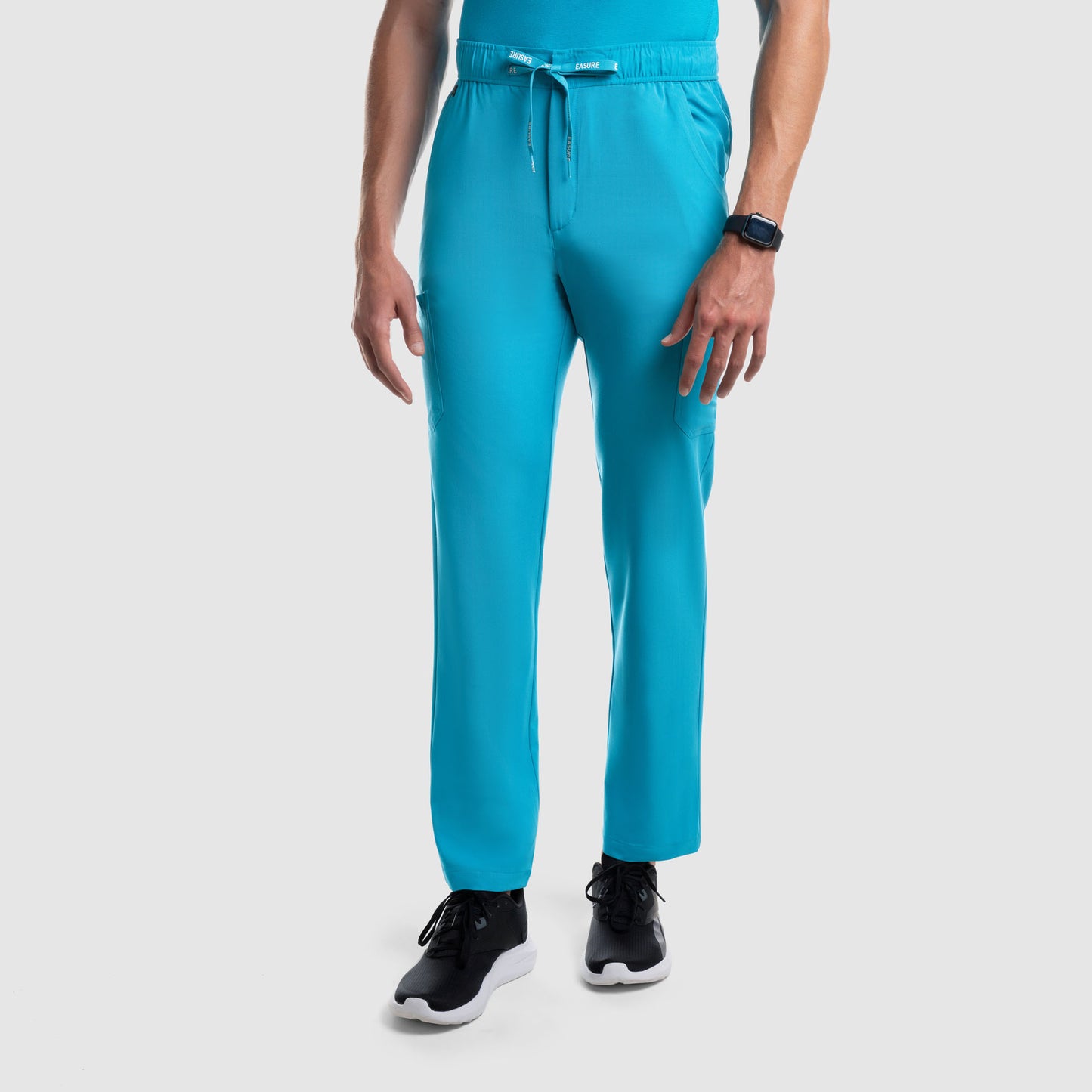 Kael Cargo Scrub Pants Teal Blue
