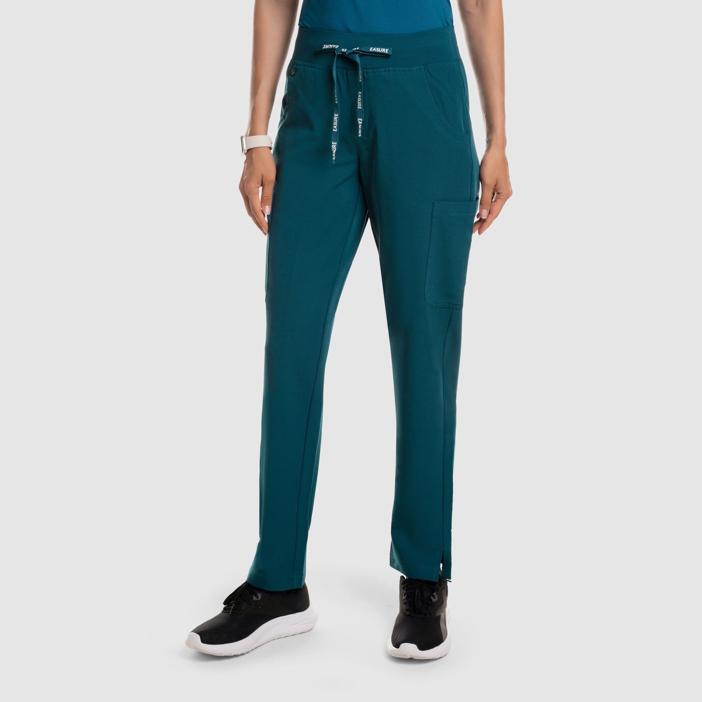 Selina Cargo Scrub Pants Caribbean Blue