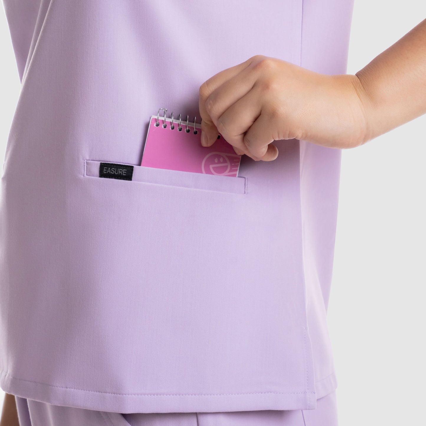 Mira Two Pocket Scrub Top Lavender