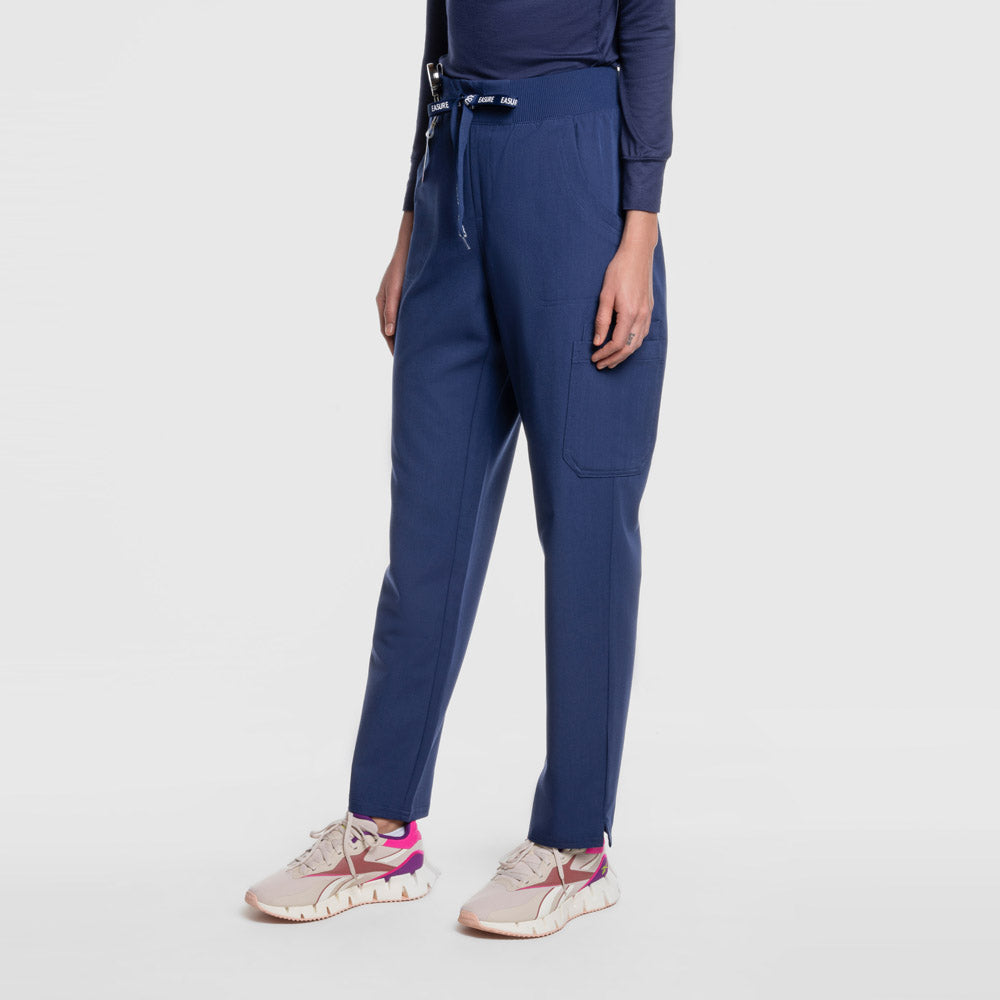 Selina Cargo Scrub Pants Navy Blue