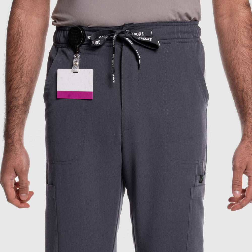 Kael Cargo Scrub Pants Pewter