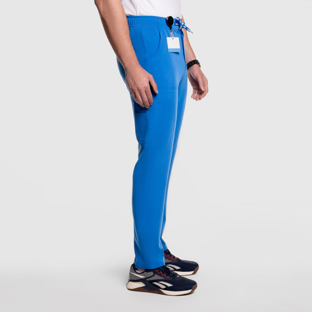 Kael Cargo Scrub Pants Royal Blue