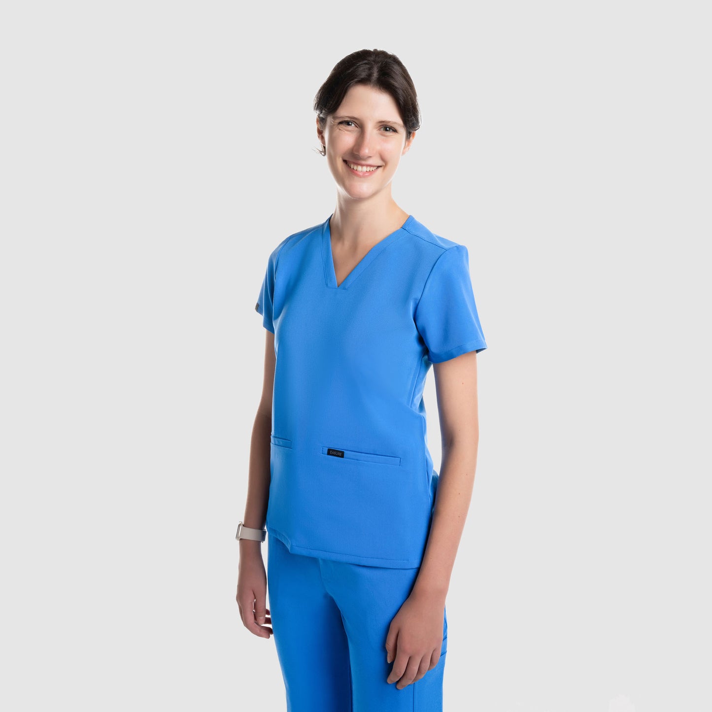 Mira Two Pocket Scrub Top Royal Blue