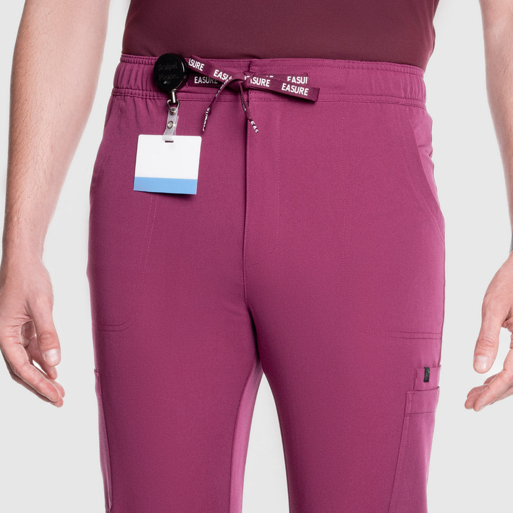Lenox Jogger Scrub Pants WINE