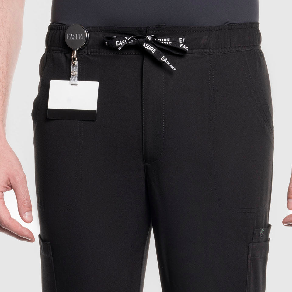 Cargo Scrub Pants Black