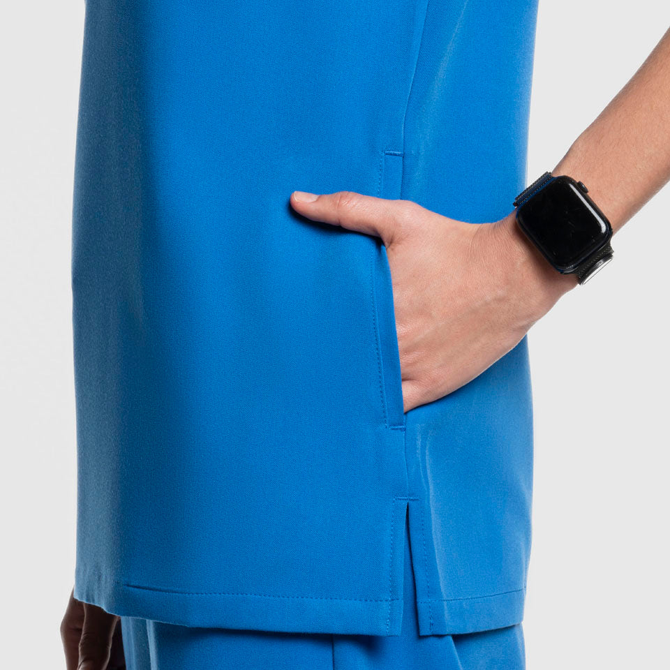 Three Pocket Scrub Top Royal Blue