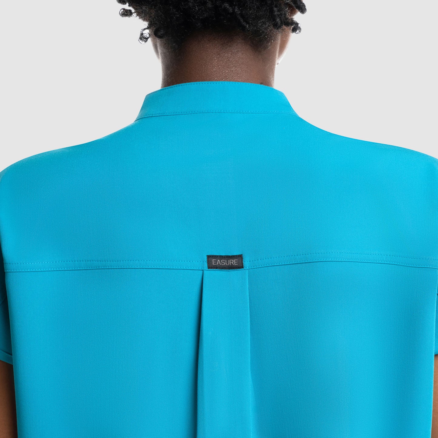 Luna Oversized Scrub Top Teal Blue