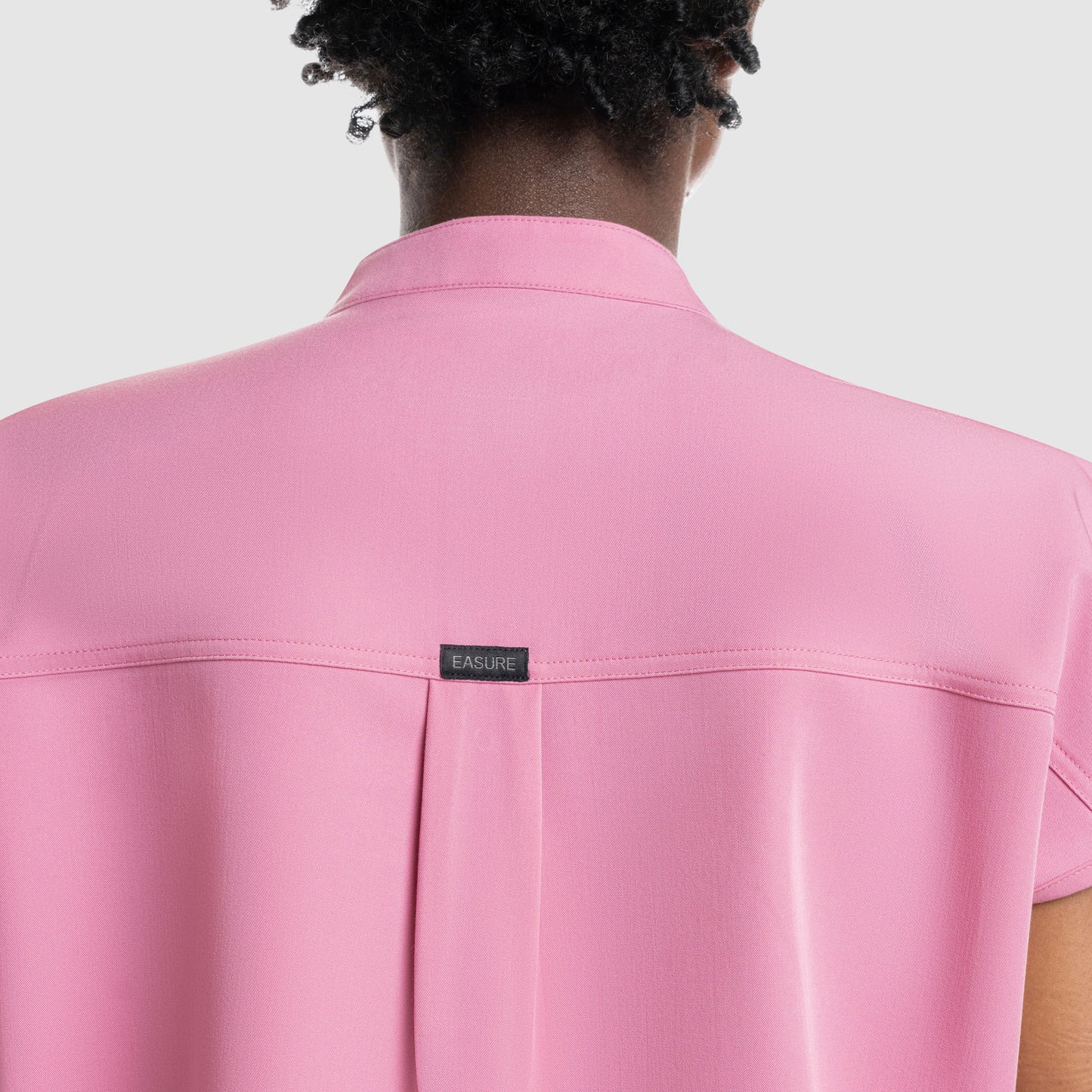 Luna Oversized Scrub Top Chalk Pink