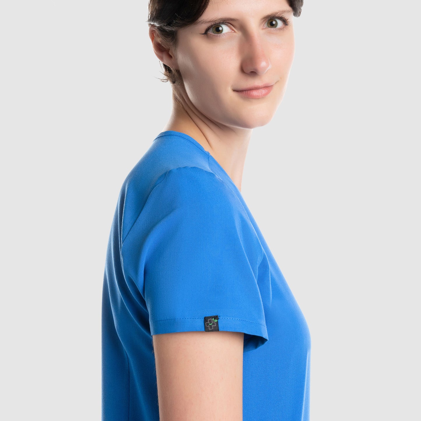 Mira Two Pocket Scrub Top Royal Blue