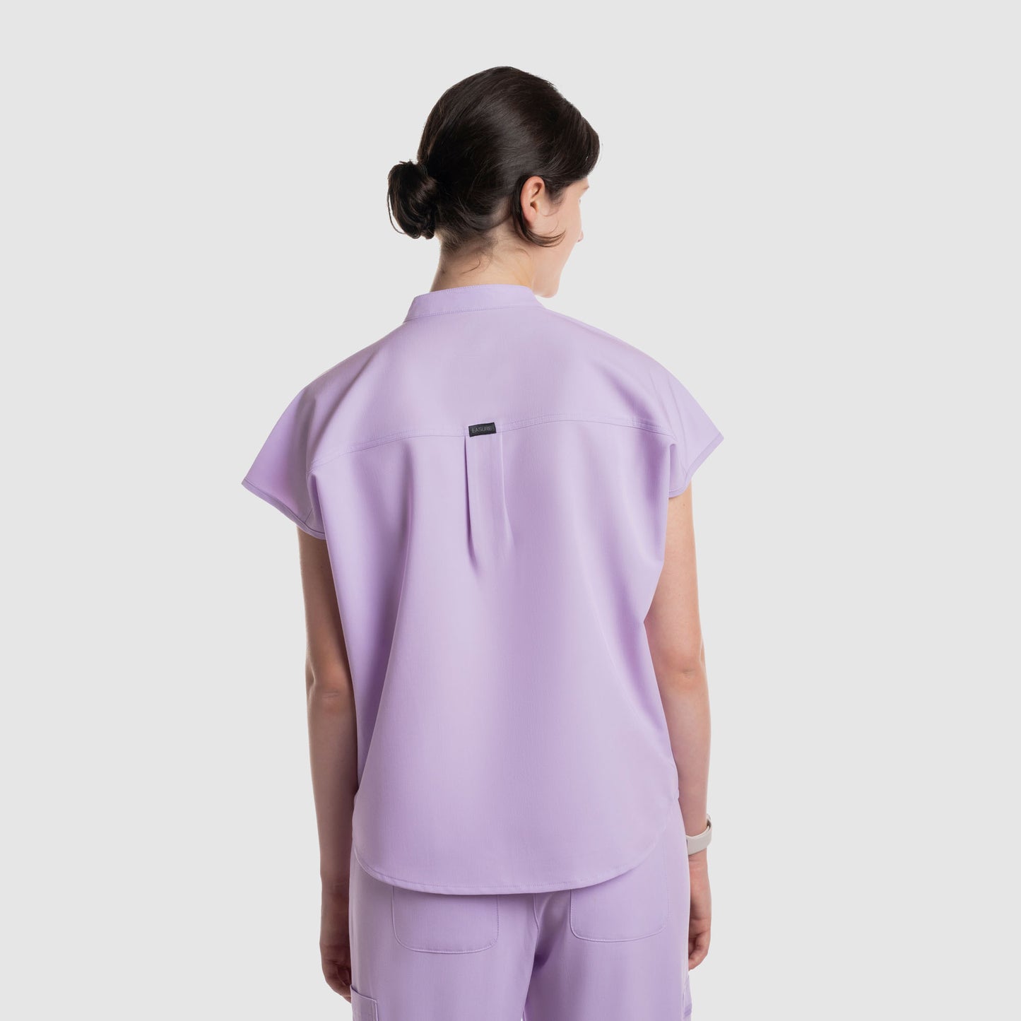 Luna Oversized Scrub Top Lavender