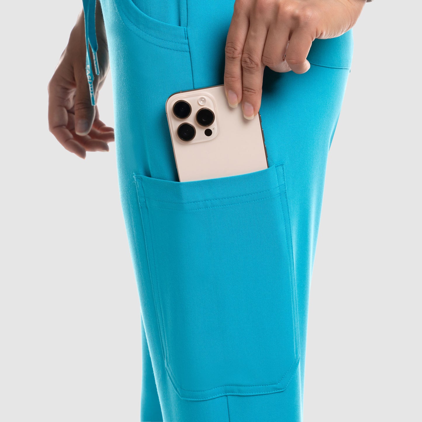 Astra Jogger Scrub Pants Teal Blue