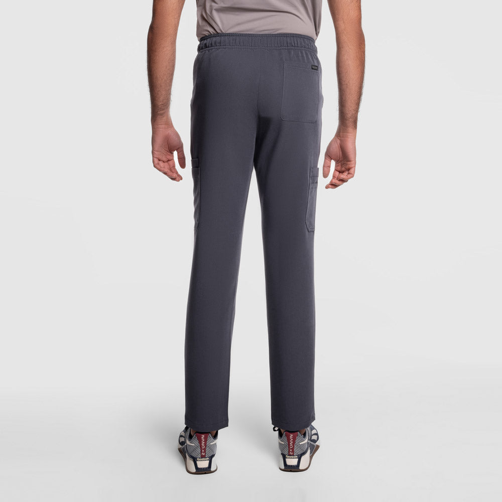 Kael Cargo Scrub Pants Pewter