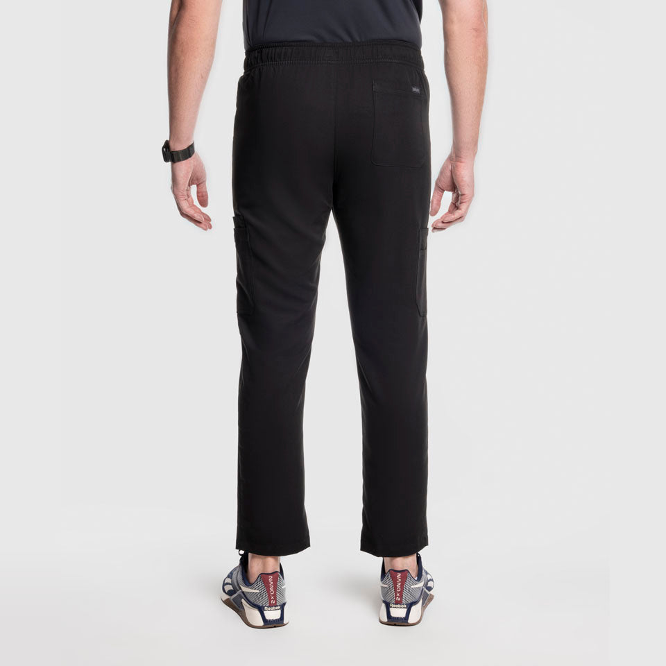 Cargo Scrub Pants Black