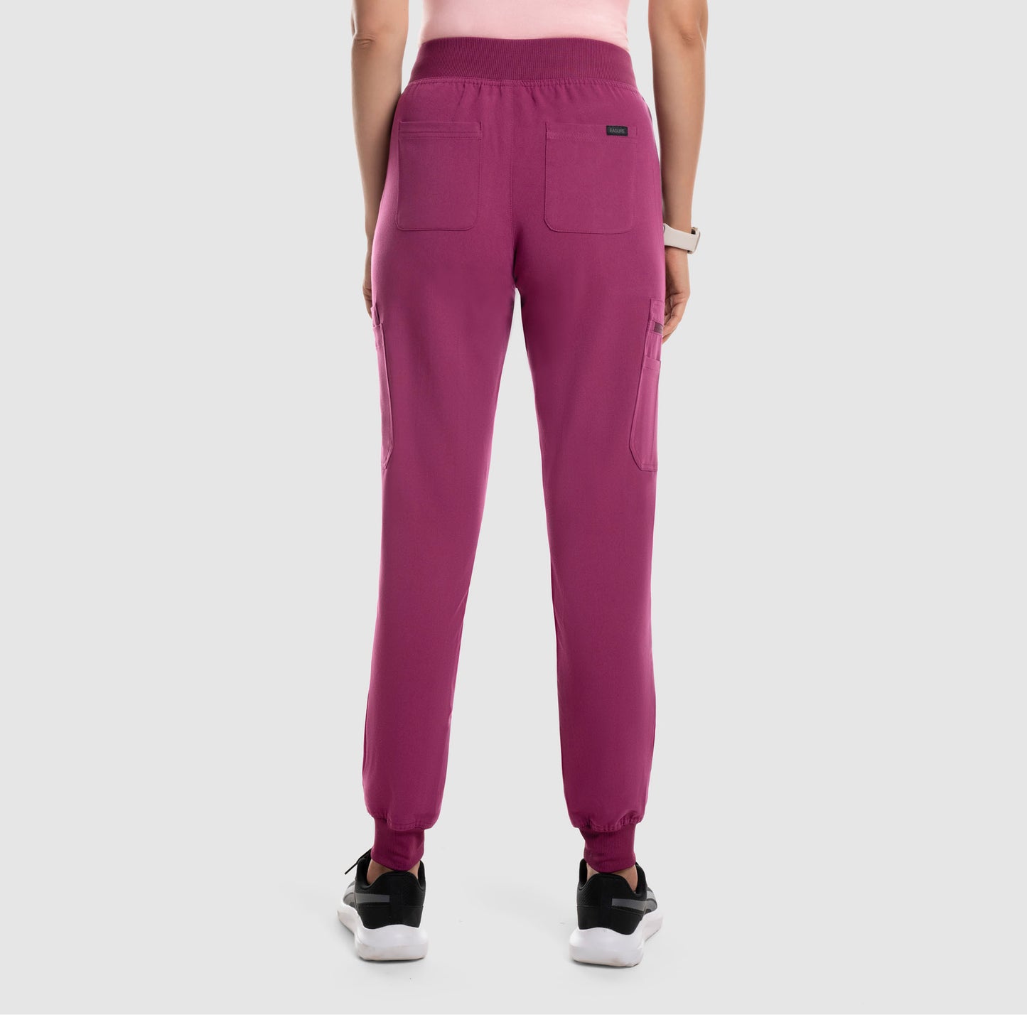 Astra Jogger Scrub Pants Wine