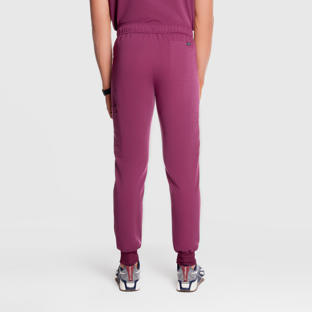 Lenox Jogger Scrub Pants WINE