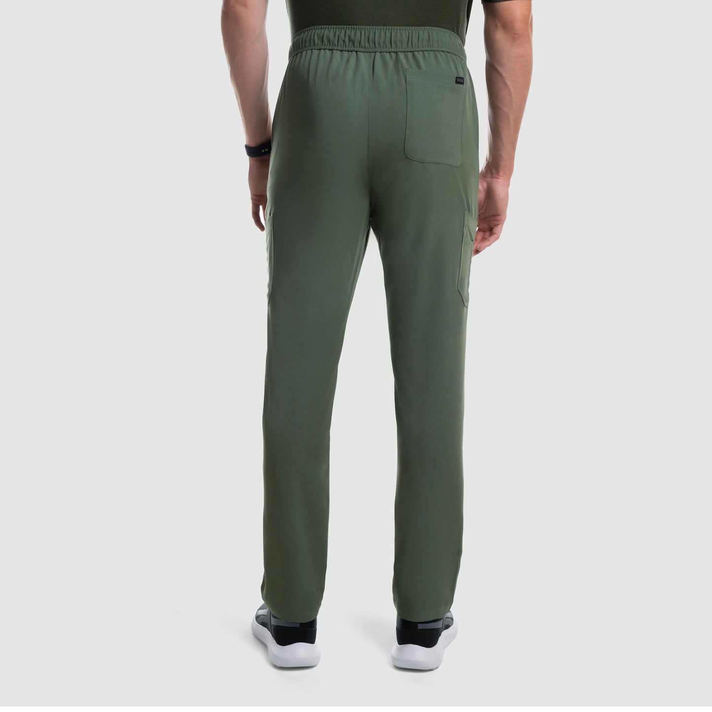 Kael Cargo Scrub Pants Olive